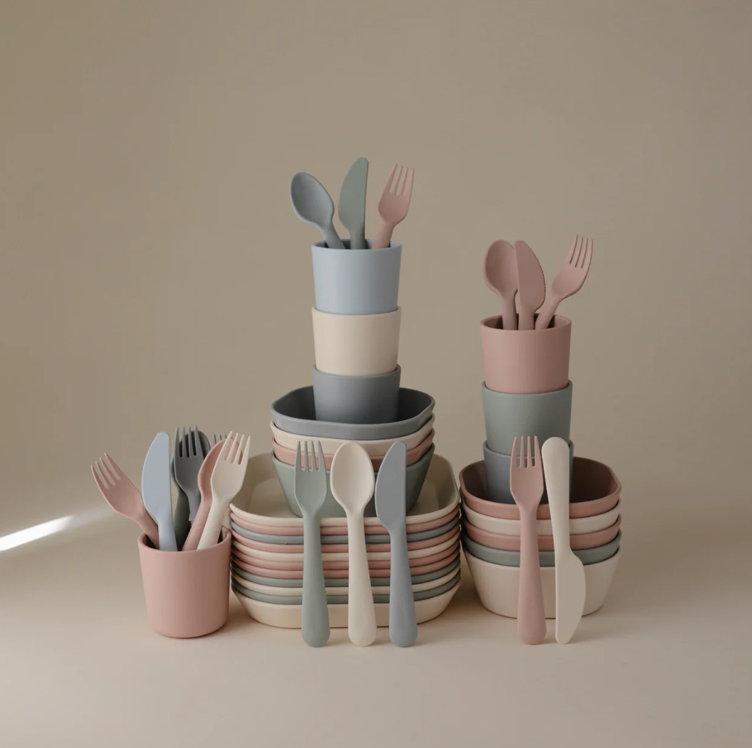 Mushie Cutlery Set (Fork, Spoon, Knife)
