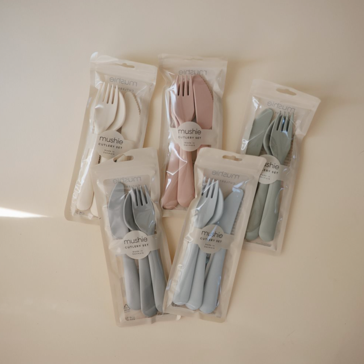 Mushie Cutlery Set (Fork, Spoon, Knife)