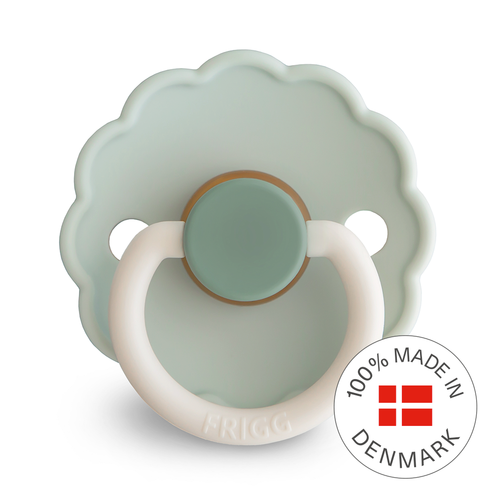 FRIGG Daisy Colourblock - Round Latex Pacifier - Little Darling