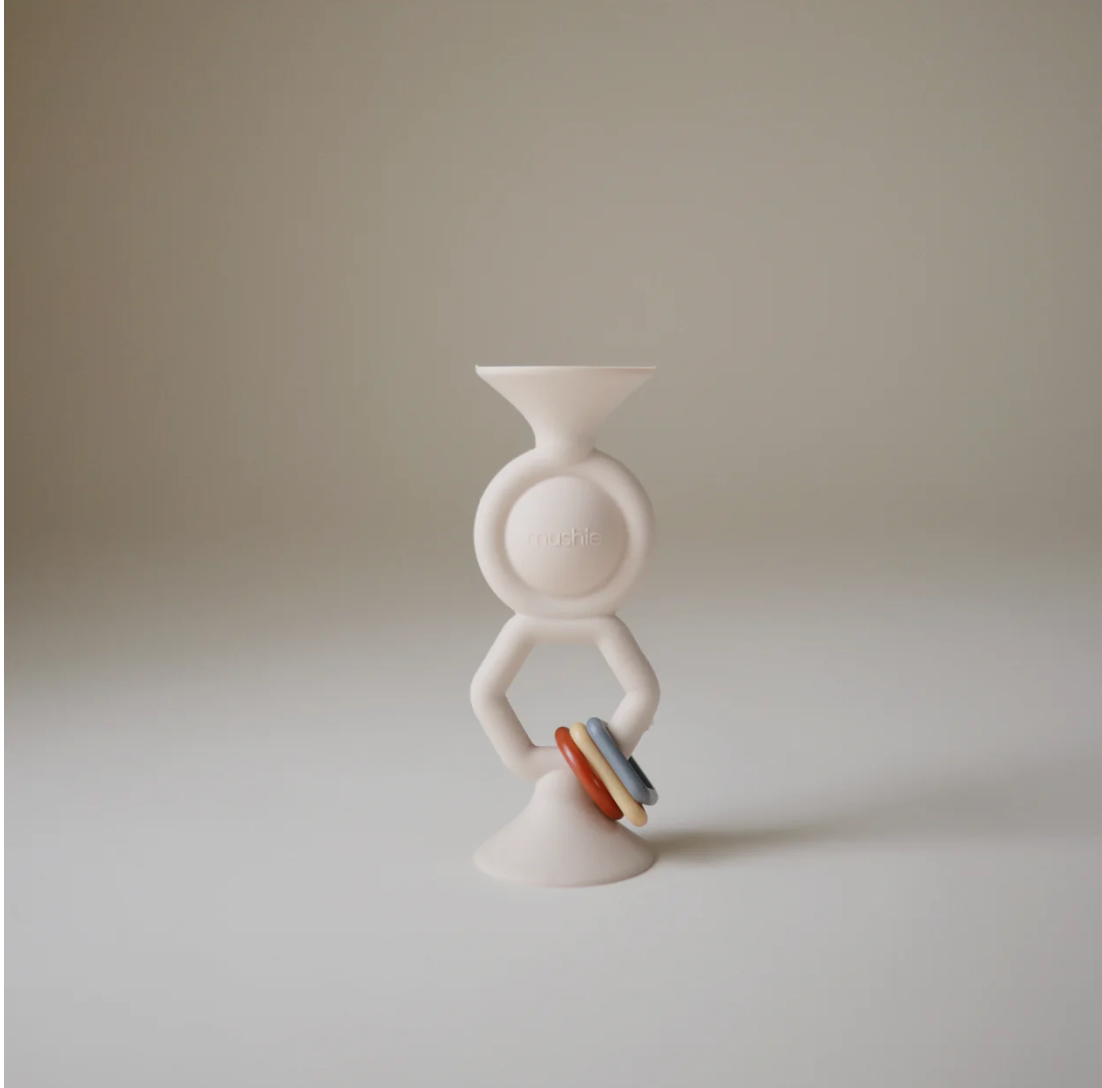 Mushie HexaPop Suction Toy