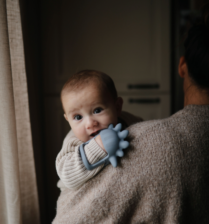 Mushie No-Drop Sensory Teethers