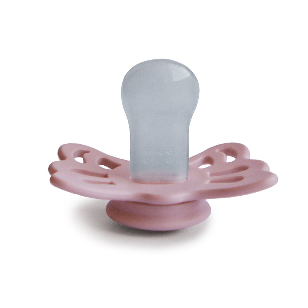 FRIGG Butterfly - Anatomical Silicone Pacifier - Baby Pink