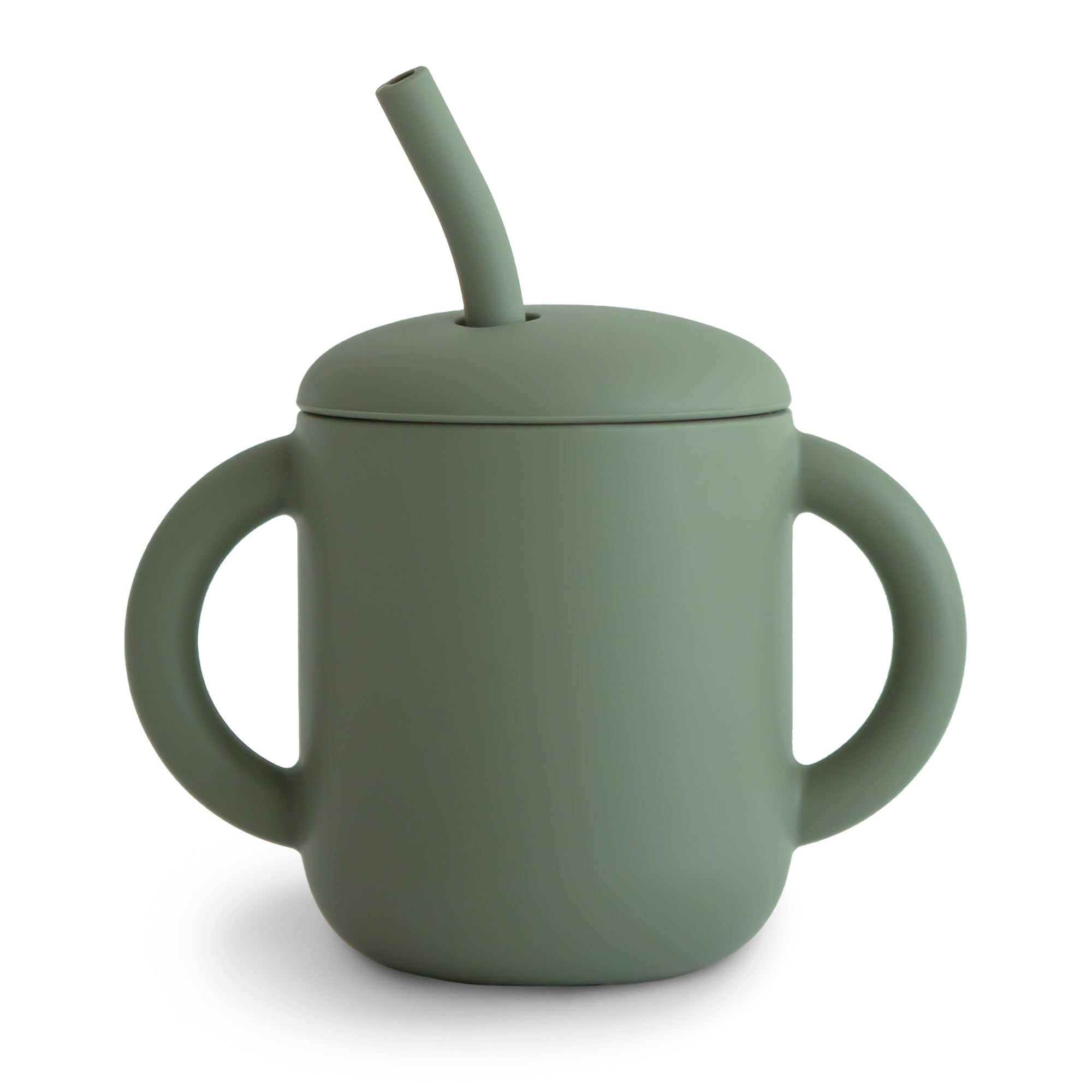 Mushie Silicone Training Cup & Straw
