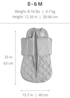 Dreamland Baby Weighted Sleep Swaddle 0-6 Months (S+)