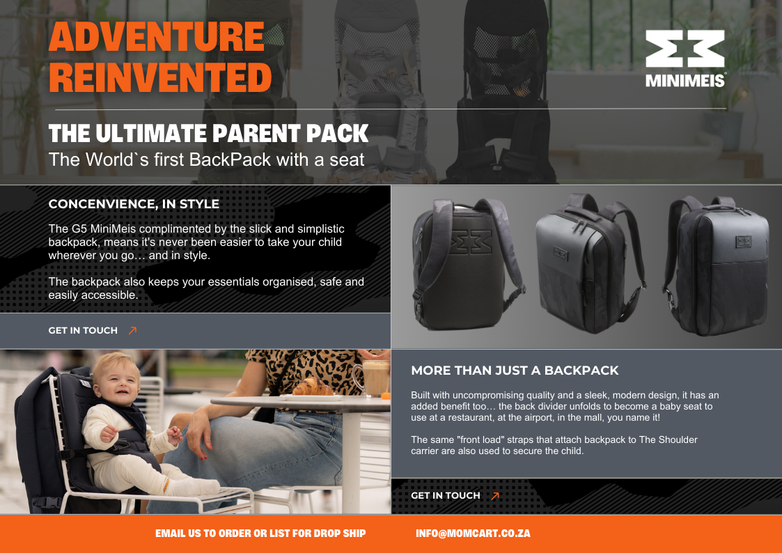 Minimeis G5 Backpack "The Ultimate Parent Pack"