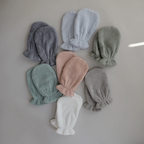Mushie Organic Cotton Bath Mitt 2-Pack