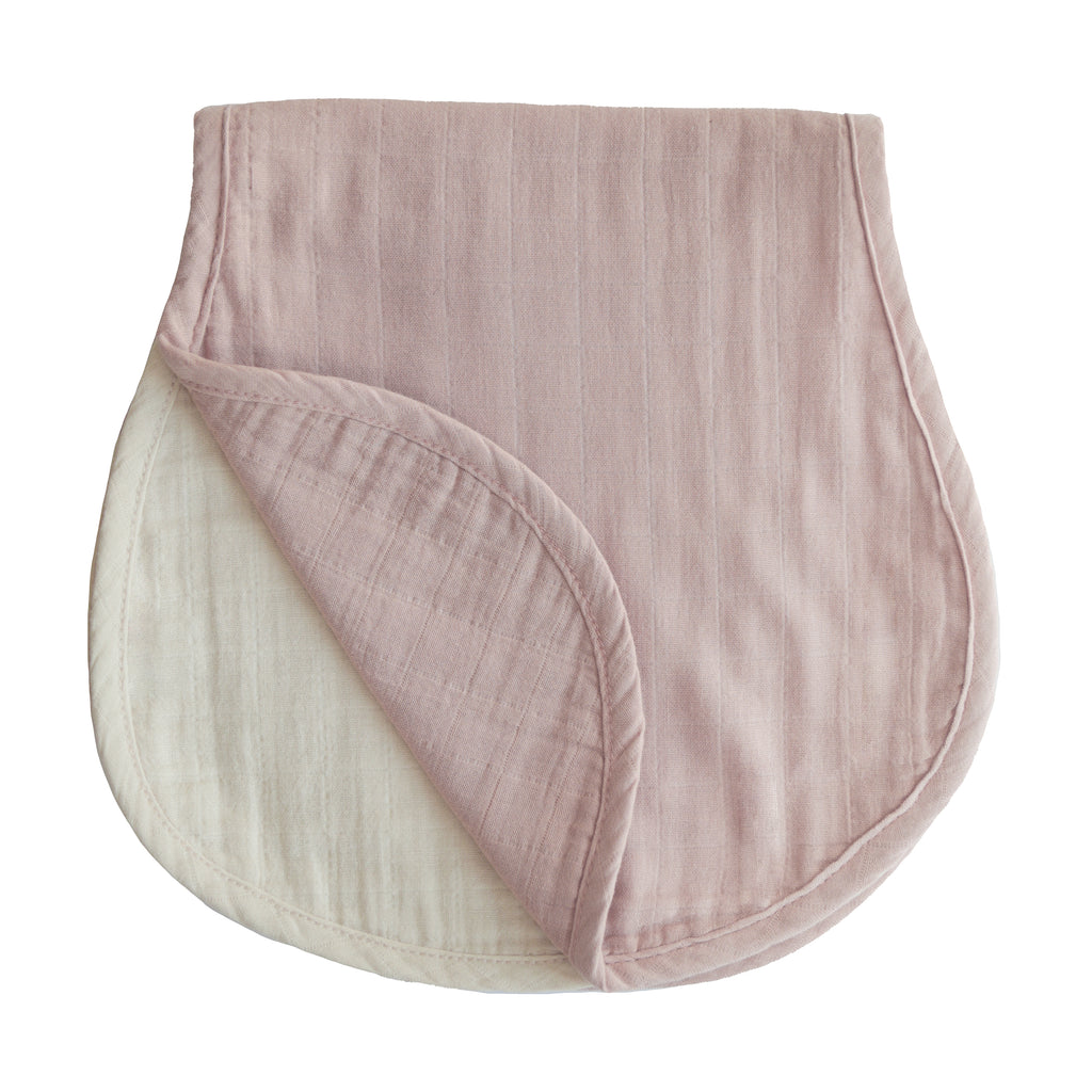 Mushie Organic Cotton Muslin Burp Cloth 2-Pack