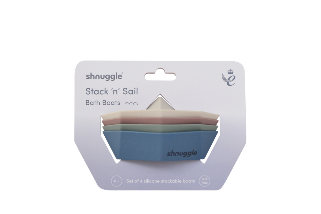 Shnuggle Stack 'n' Sail Silicone Boats