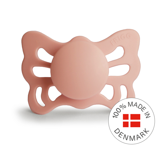 Frigg Butterfly - Anatomical Silicone Pacifier - Pretty In Peach