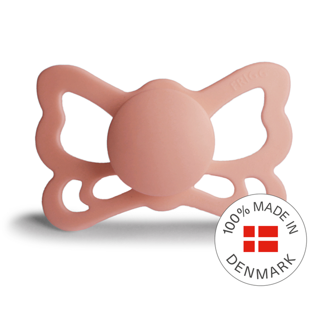Frigg Butterfly - Anatomical Silicone Pacifier - Pretty In Peach