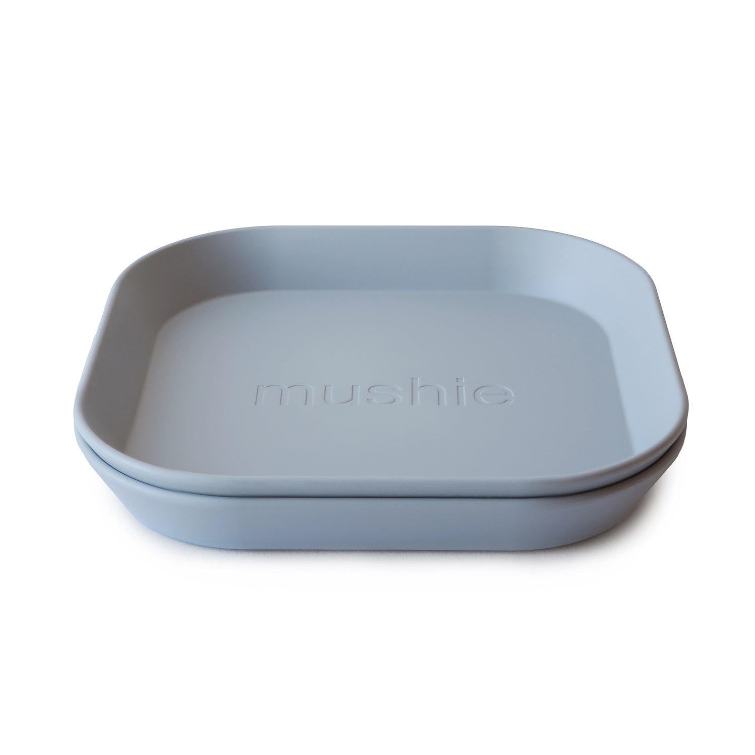 Mushie Plate Square 2P