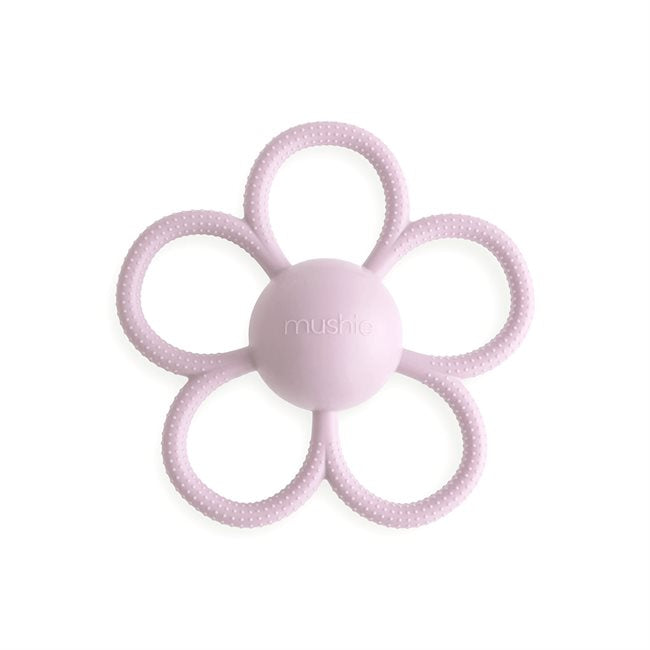 Mushie Sensory Daisy Rattle Teether