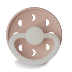 Frigg Moon Night - Round Silicone Pacifier - Blush