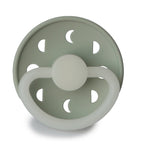 Frigg Moon Night - Round Silicone Pacifier - Sage