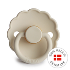 Frigg Daisy - Round Latex Pacifier - Cream