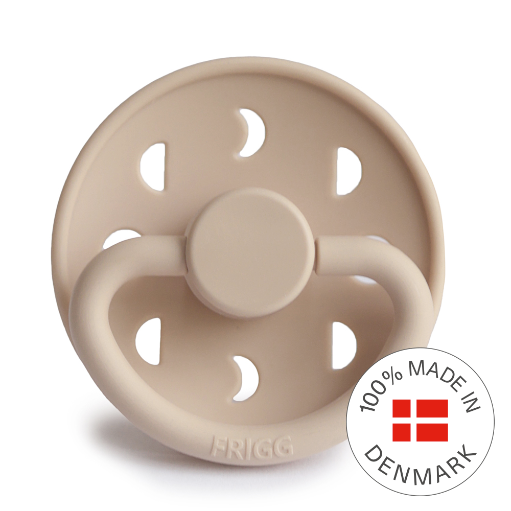 FRIGG Moon - Round Silicone Pacifier - Croissant