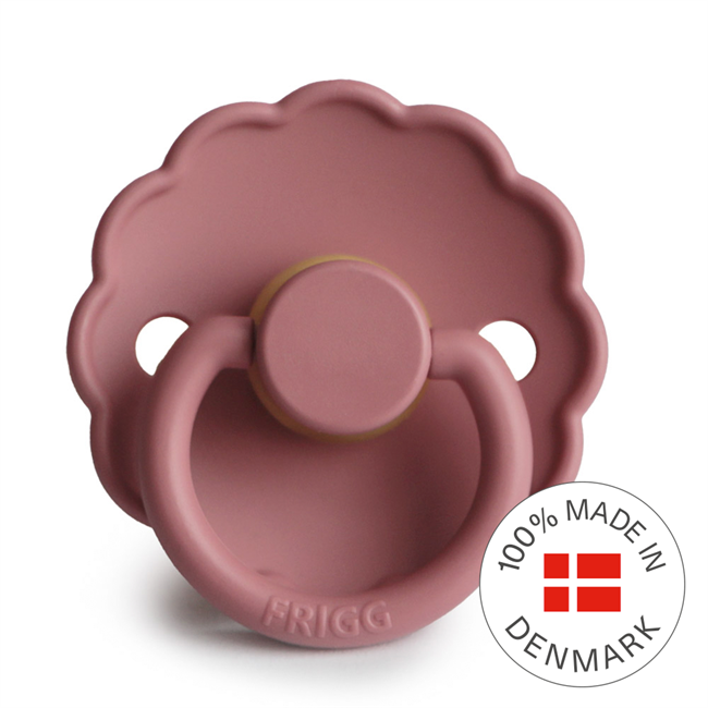 Frigg Daisy - Round Latex Pacifier - Cedar