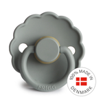 Frigg Daisy - Round Latex Pacifier - French Gray