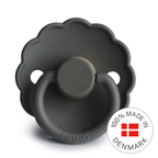Frigg Daisy - Round Latex Pacifier - Graphite