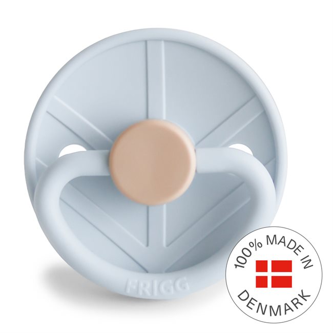FRIGG Little Viking - Silicone Pacifier - Powder Blue (Knud)