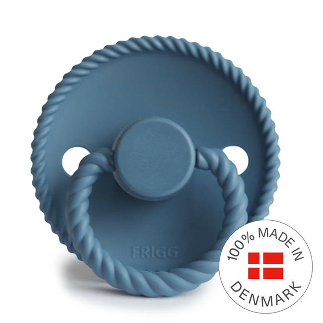 FRIGG Rope - Round Silicone Pacifier - Ocean View