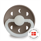 FRIGG Moon Night - Round Silicone Pacifier - Portobello