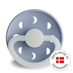 Frigg Moon Night - Round Silicone Pacifier - Powder Blue