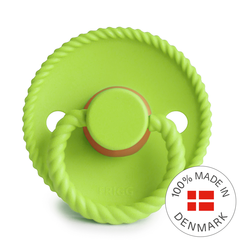 FRIGG Rope - Round Latex Pacifier - Rainforest (LIMITED SUMMER COLLECTION)