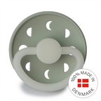 FRIGG Moon Night - Round Silicone Pacifier - Sage