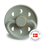 FRIGG Moon - Round Latex Pacifier - Sage