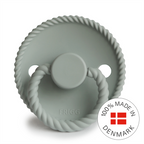 FRIGG Rope - Round Silicone Pacifier - Sage