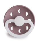 Frigg Moon Night - Round Silicone Pacifier - Twilight Mauve