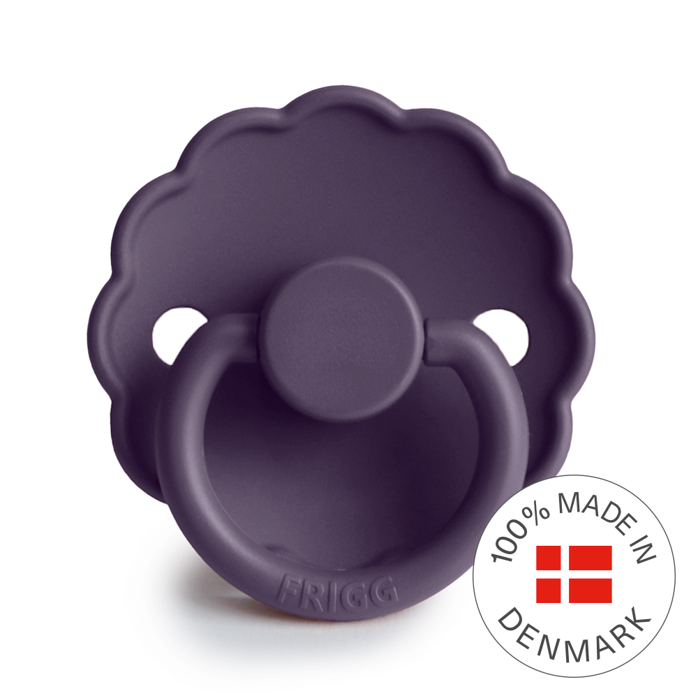 FRIGG Daisy - Round Latex Pacifier - Violet Dream