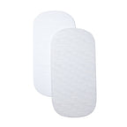 Shnuggle Air Cot Fitted Sheets | Handy 2 Pack - Made from 100% super soft cotton