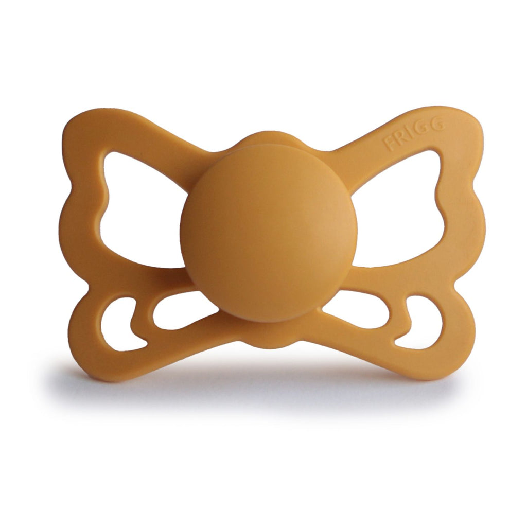 FRIGG Butterfly - Anatomical Silicone Pacifier - Honey Gold