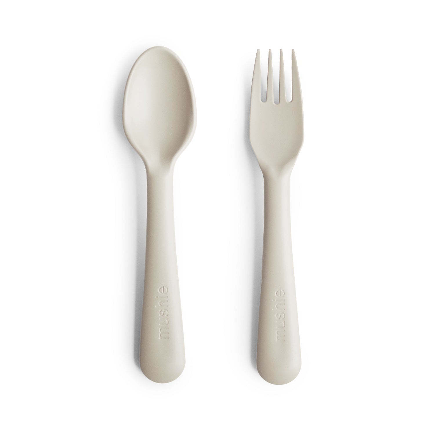 Mushie Dinnerware Fork & Spoon Set