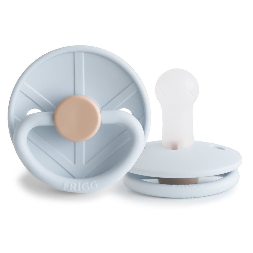 FRIGG Little Viking - Silicone Pacifier - Powder Blue (Knud)