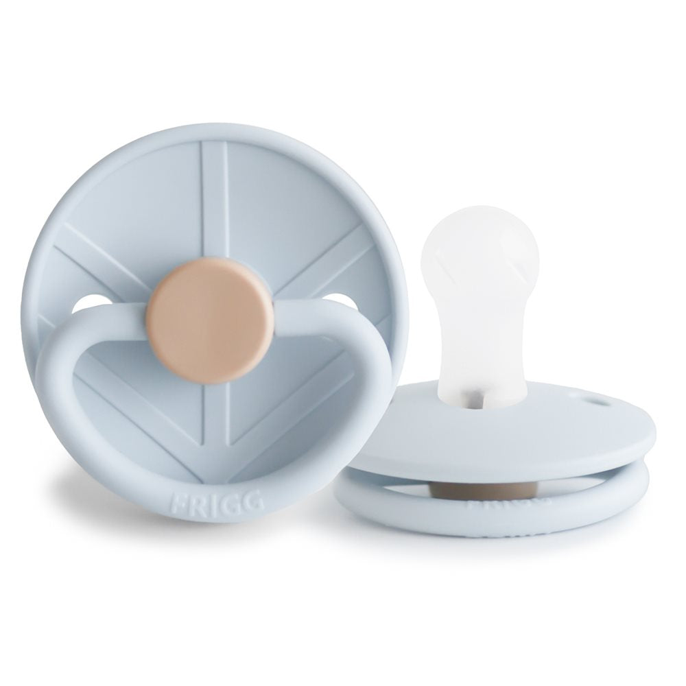 FRIGG Little Viking - Silicone Pacifier - Powder Blue (Knud)