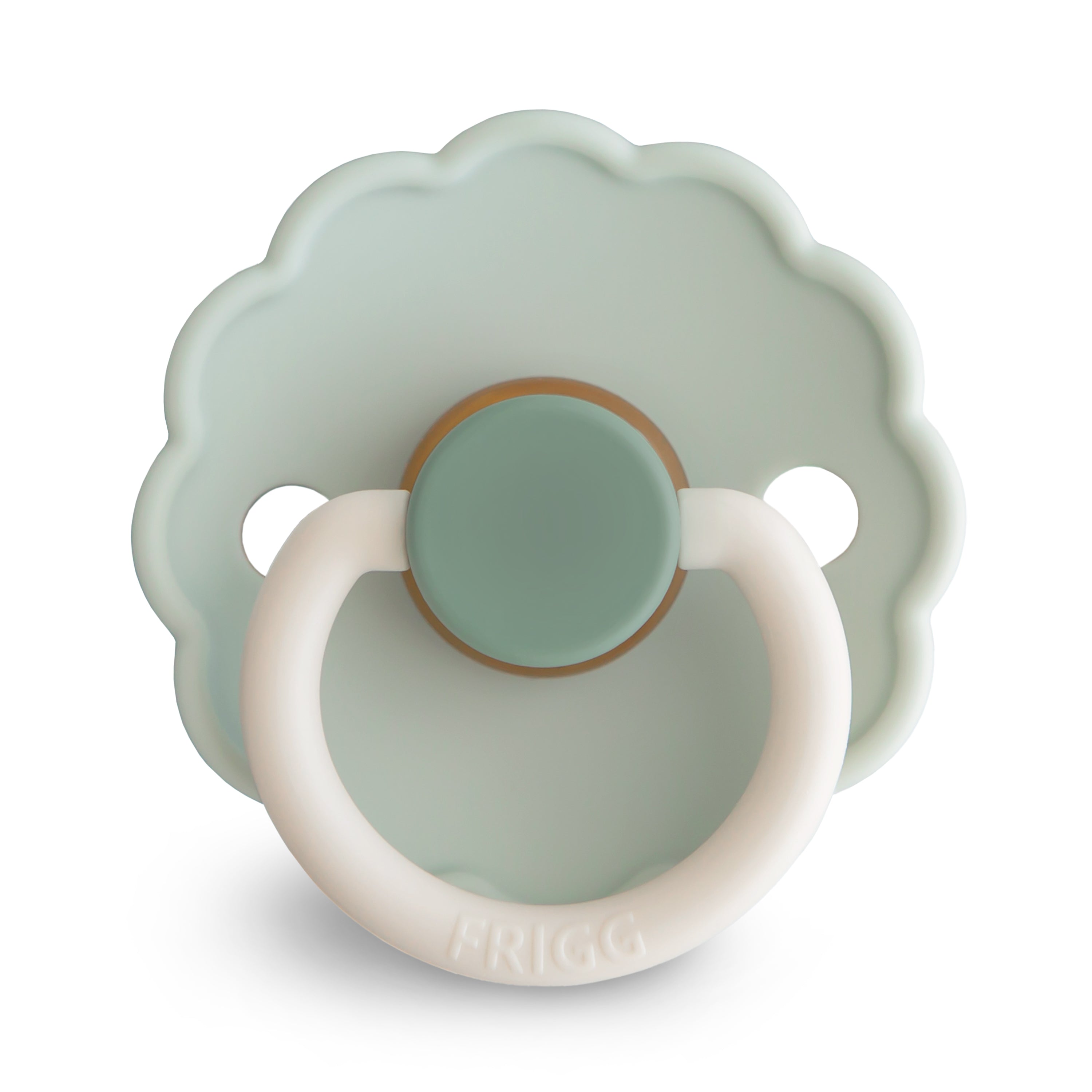FRIGG Daisy Colourblock - Round Latex Pacifier - Little Darling
