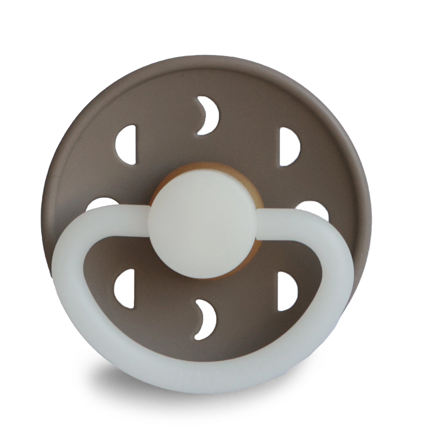 Frigg Moon Night - Round Latex Pacifier - Portobello