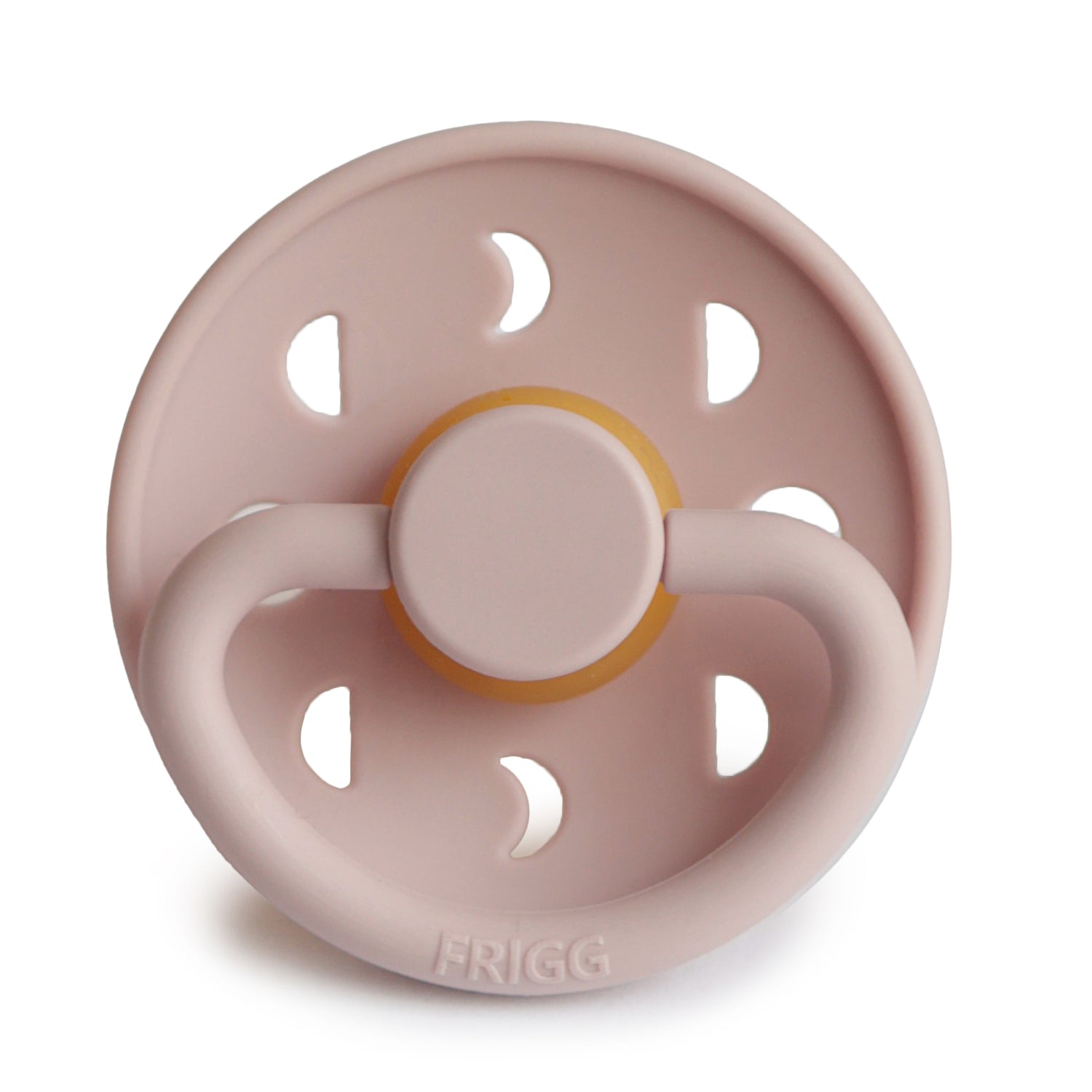 Frigg Moon - Round Latex Pacifier - Blush