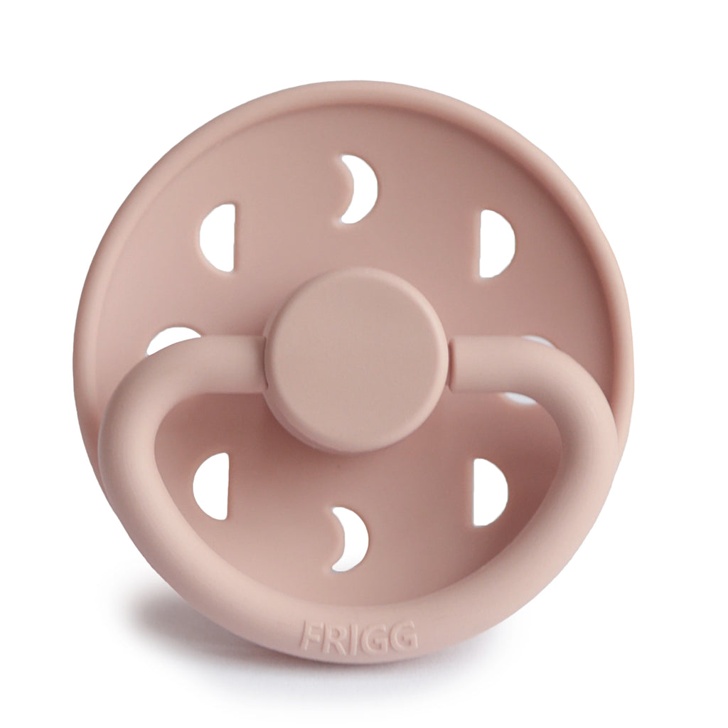 Frigg Moon - Round Silicone Pacifier - Blush