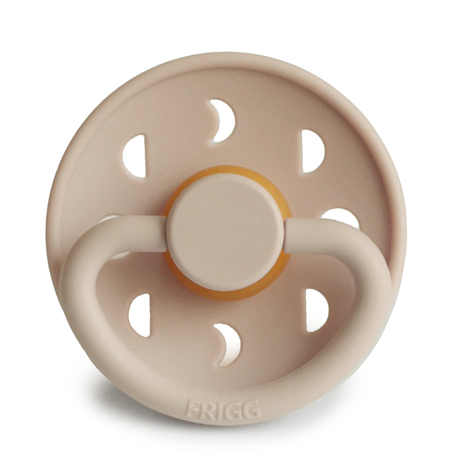 Frigg Moon - Round Latex Pacifier - Croissant
