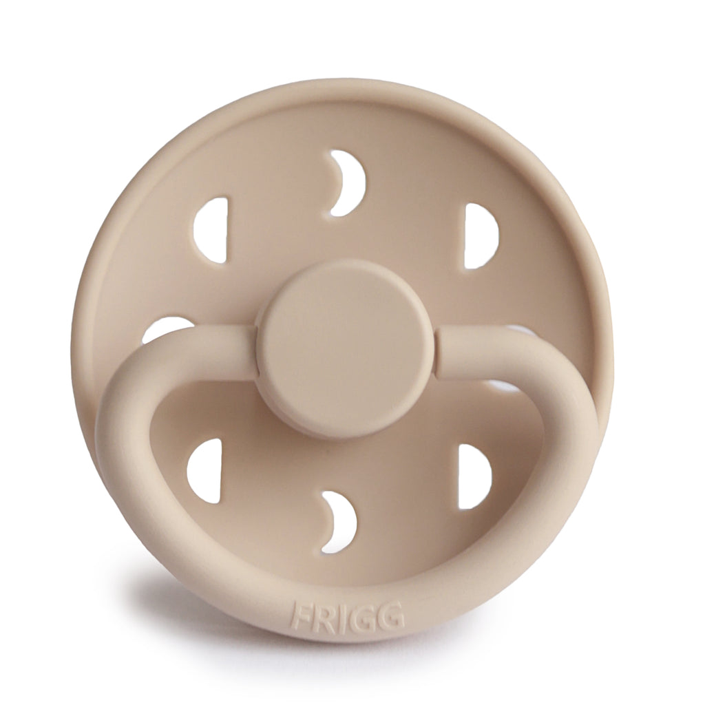 Frigg Moon - Round Silicone Pacifier - Croissant