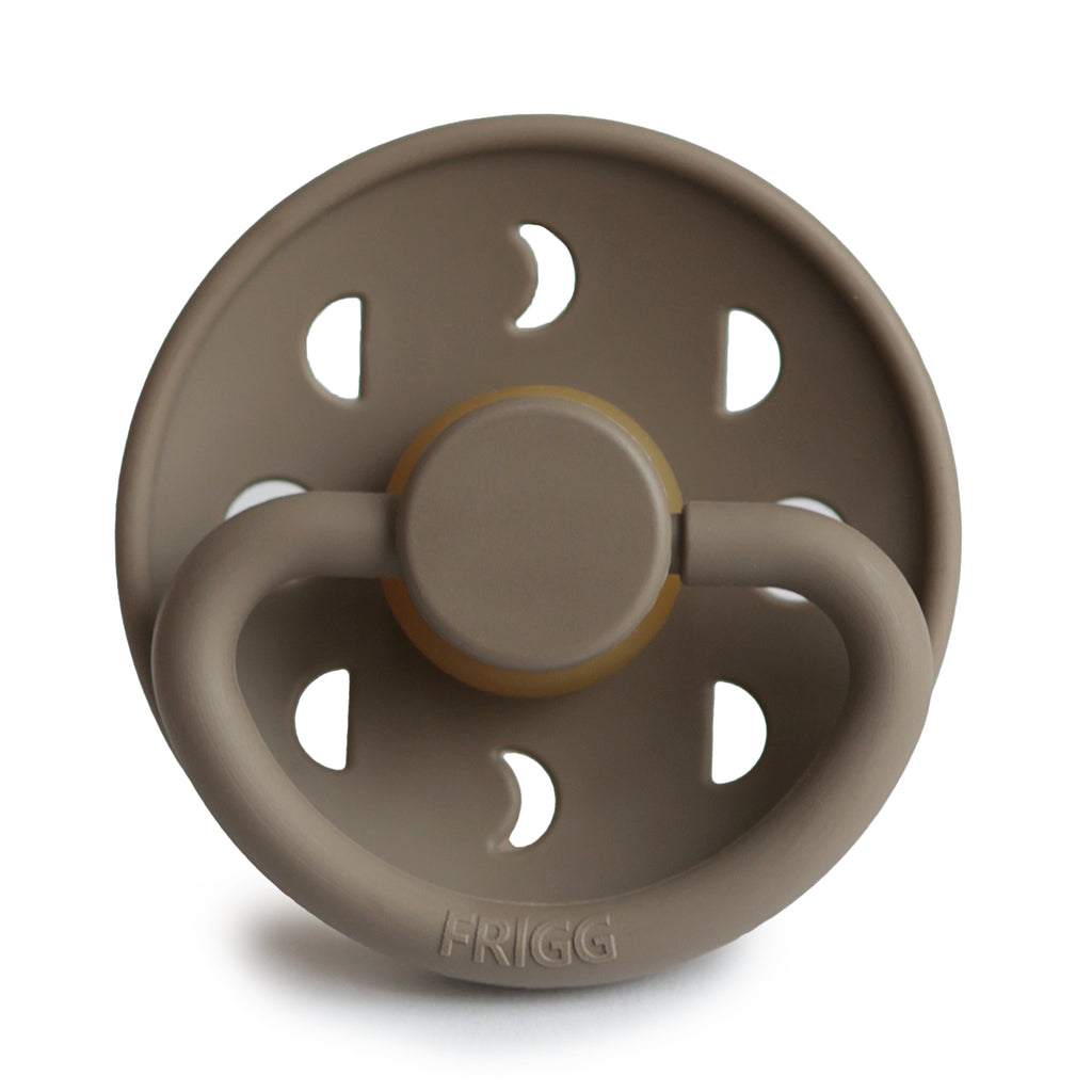 Frigg Moon - Round Latex Pacifier - Portobello