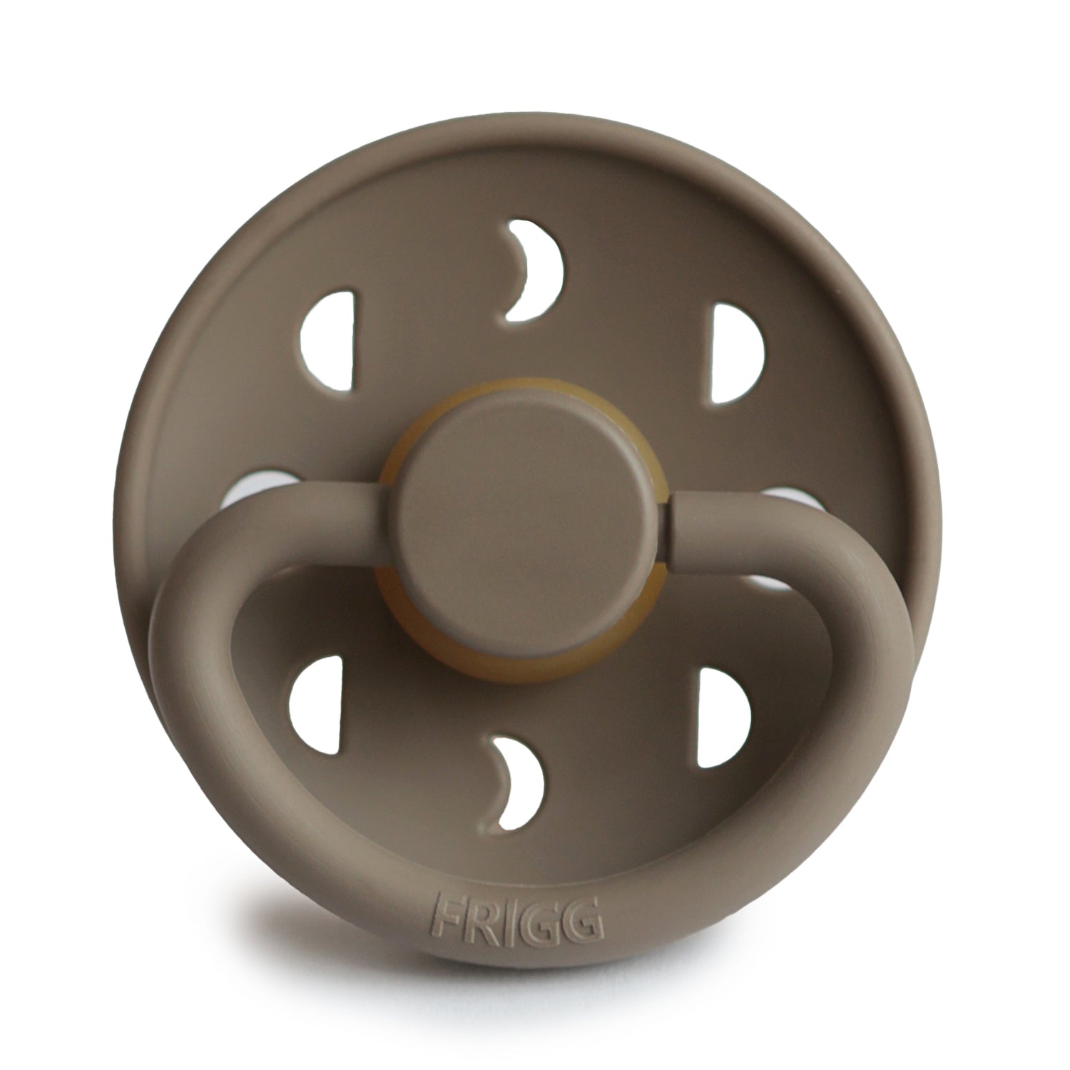 Frigg Moon - Round Latex Pacifier - Portobello