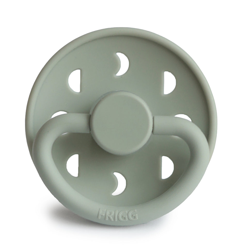 Frigg Moon - Round Silicone Pacifier - Sage