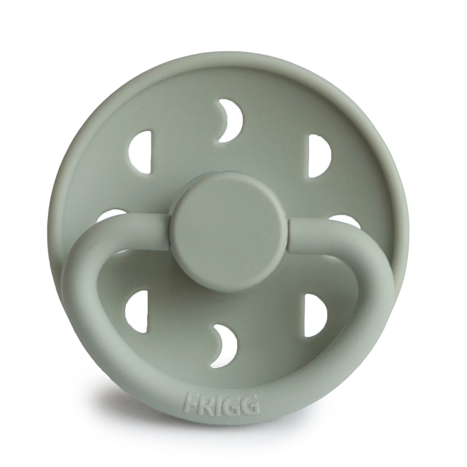 Frigg Moon - Round Silicone Pacifier - Sage
