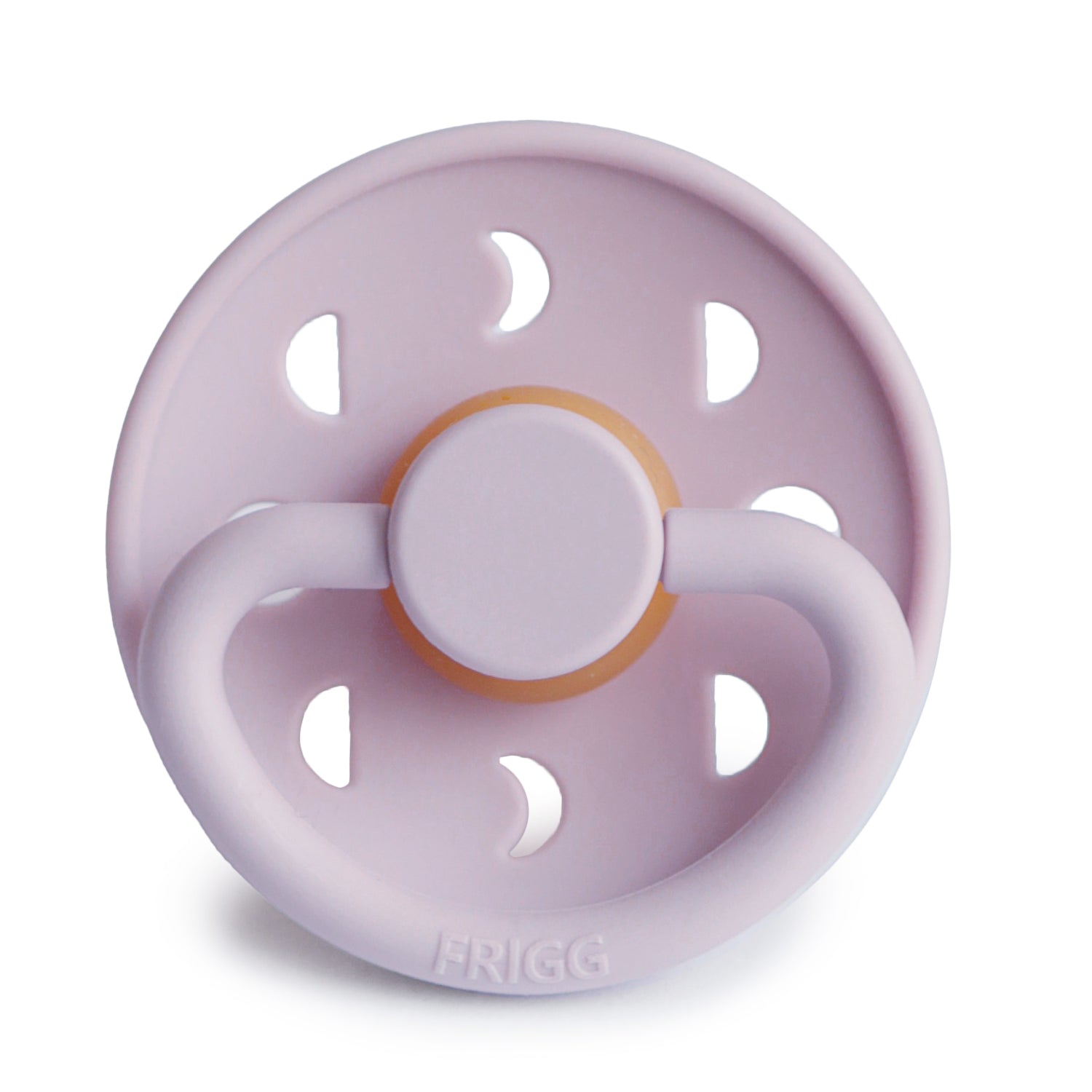 Frigg Moon - Round Latex Pacifier - Soft Lilac