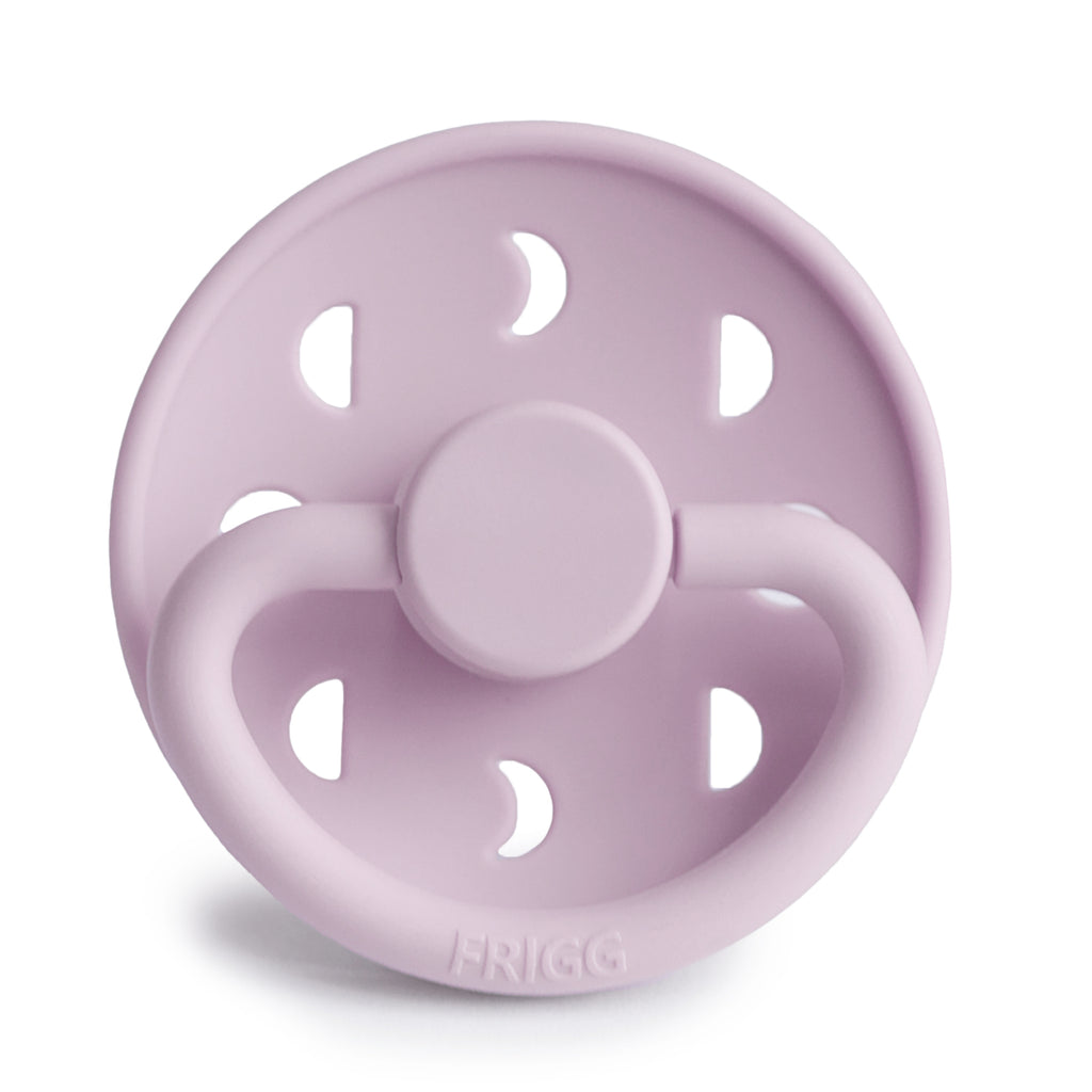 Frigg Moon - Round Silicone Pacifier - Soft Lilac
